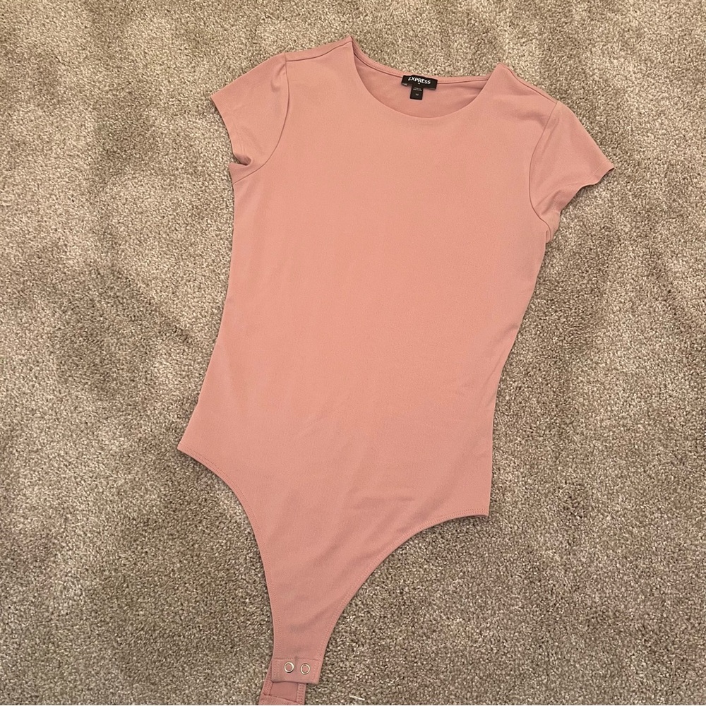 Express | Mauve Pink Bodysuit - XS